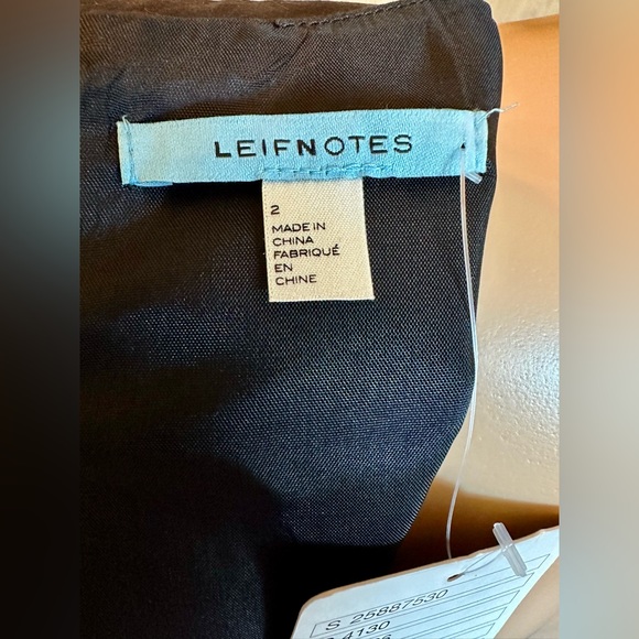 ANTHROPOLOGY/LEIFNOTES DRESS!🤩Blk/White/Size-2 - Picture 12 of 16